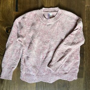 Pink/multi sweater